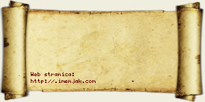 Nina Damnjanović vizit kartica